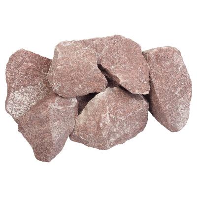 Камень ОГНЕННЫЙ КАМЕНЬ Кварцит малиновый колотая 20 кг