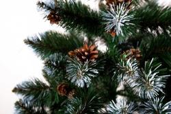 Ель искусственная ЕЛКА ОТ БЕЛКИ Лидия с инеем и шишкой 2 м