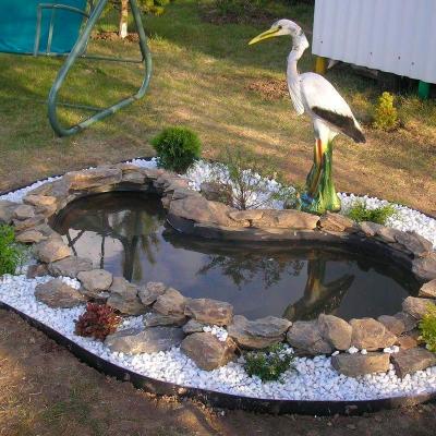 Пруд декоративный БАЙКАЛ Черный 183*94*46 см