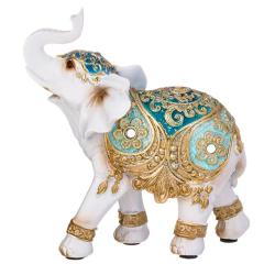 (АКЦИЯ) Cтатуэтка 12,5*5*13см Слон полистоун /79-232/LEFARD/ 