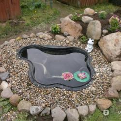 Пруд декоративный БАЙКАЛ Черный 136*103*38 см