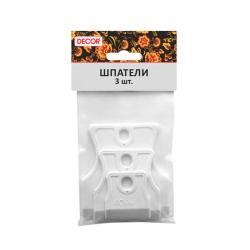 Набор шпателей DECOR белая резина 308-0009