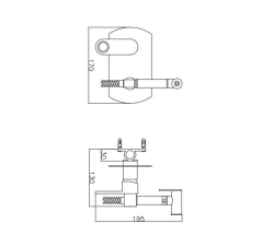 Гигиенический комплект ESKO встраиваемый SMH07