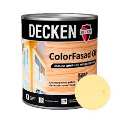 Масло DECKEN Color Fasad Oil Trend Нарцисс 0,75 л