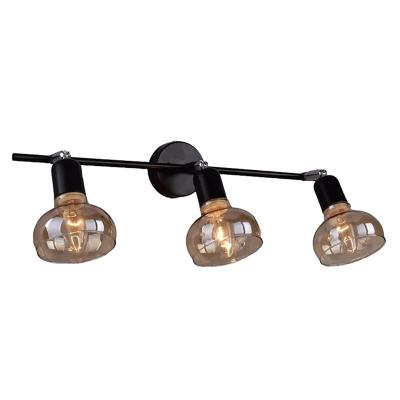 Спот ЛИГА СВЕТА PC21853 BK+CR/3C Черный, хром