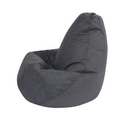 Кресло-мешок DREAMBAG Велюр Графит 110*150 см