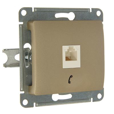 Механизм розетки телефонной SCHNEIDER ELECTRIC Glossa RJ11 титан