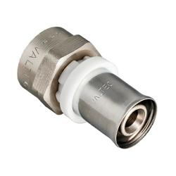 Муфта VALTEC комбинированная пресс 16 мм 1/2" ВР VTm.202.N.001604