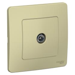 Розетка телевизионная SYSTEME ELECTRIC Blanca TV бежевый BLNTS000017