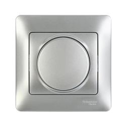 Светорегулятор SYSTEME ELECTRIC Glossa поворотный алюминий GSL000334