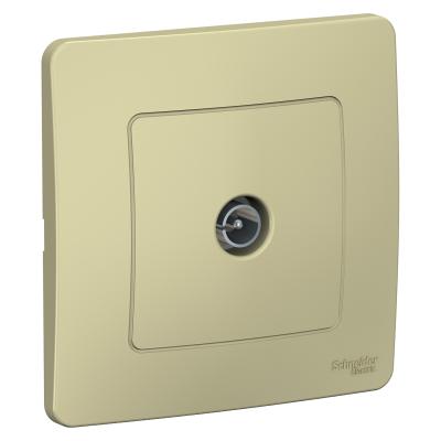Розетка телевизионная SYSTEME ELECTRIC Blanca TV бежевый BLNTS000017