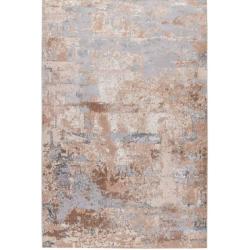 Ковер БЕЛЛА D056A - CREAM SHIRINK / BLUE FDY прямоугольник размер 2,0*4,0 м