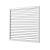 Решетка радиаторная ПВХ Белый 600*900 мм