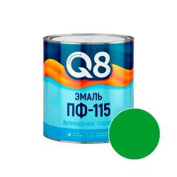 Эмаль FORMULA Q8 ПФ-115 Ярко-зеленый 1,8 кг
