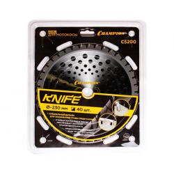 Нож с зубцами из твердого сплава CHAMPION Knife 40/230/25,4 C5200