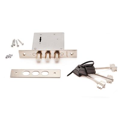 Замок врезной BORDER D 8-8 Хром 070901