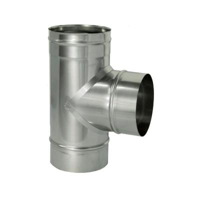 Тройник ДЫМОК AISI 439 90° 0,8 мм 115 мм