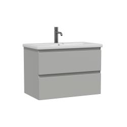 Тумба с раковиной RUVANN Stello Grey 80