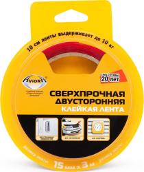 Лента AVIORA клейкая для тяжелых грузов 15 мм 3 м