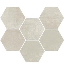 Мозаика COLISEUM Экспо Гексагон Уайт 25*29 см
