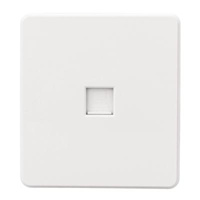 Розетка компьютерная KRANZ Round RJ45 перламутр KR-78-0724-1