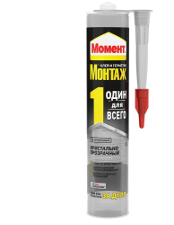 Жидкие гвозди МОМЕНТ Монтаж Один для всего на основе MS-полимера Бесцветный 280 мл