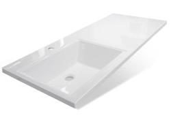 Тумба с раковиной AQUANET Ирис 120 L ящики Даллас