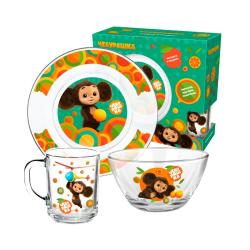 Набор детской посуды ND PLAY Чебурашка