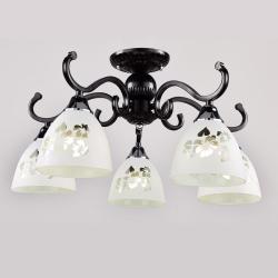 Люстра ЛИГА СВЕТА PC20947 BK+CR/5C Черный, хром