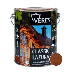 Декоративный антисептик VERES Classic Lazura №8 Дуб темный 2,7 л