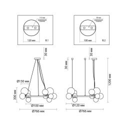 Люстра ODEON Tovi 4818/14 Черный