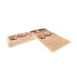 Набор ковриков для ванной SHAHINTEX Vintage бисквитный