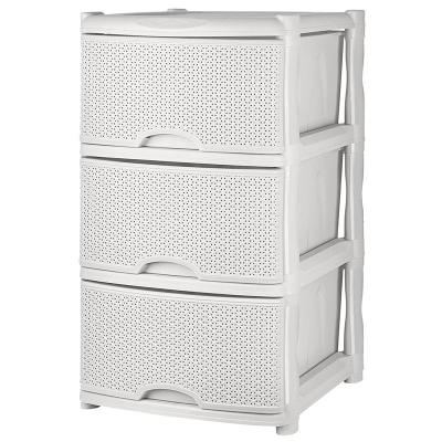 Комод PLASTIC REPUBLIC Keeplex Rattan 3 секции KL377212048