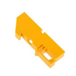 Изолятор на DIN-рейку желтый