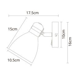 Спот ARTE LAMP Mercoled A5049AP-1WH Белый