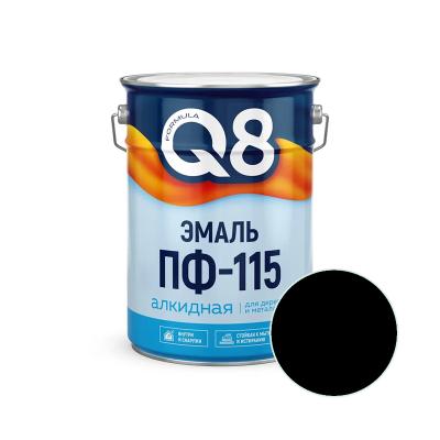 Эмаль FORMULA Q8 ПФ-115 Черный 20 кг
