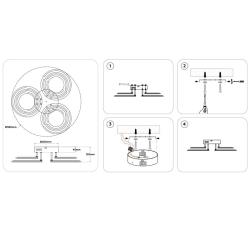 Люстра AMBRELLA Acrylica FA8943/3+3 WH Белый