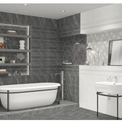 Плитка базовая AZORI Hygge Grey 31,5*63 см