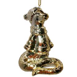 Елочное украшение MAGIC TIME Змея в шапке 5,8*8*5,5 см