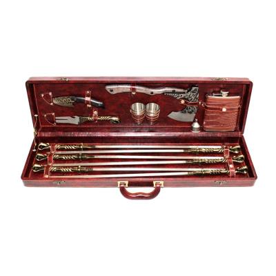 Набор шашлычный Чемодан Бордо