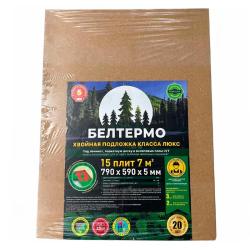 Подложка для ламината хвойная Белтермо 5х790х590 мм