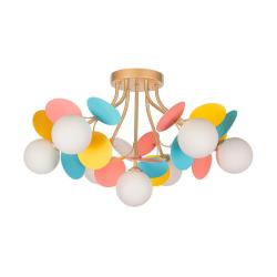 Люстра ARTE LAMP Peacock A1369PL-7MD Золото