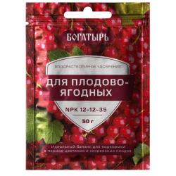 Удобрение минеральное ЛАМА ТОРФ Богатырь для плодово-ягодных культур 50 г