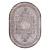 Ковер ARMINA 04073С GREY/BROWN овал размер 2 х 2,9 м