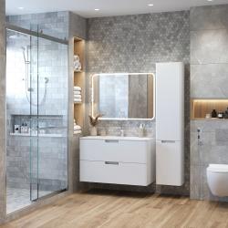 Тумба с раковиной BRIZ Прато 100 белый