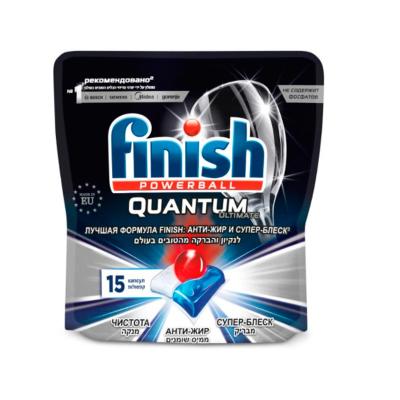 Таблетки для посудомоечных машин FINISH Quantum Ultimate 15 шт Таблетки для посудомоечных машин FINISH Quantum Ultimate 15 шт