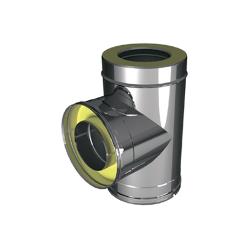 Тройник-сэндвич ВУЛКАН AISI 304/AISI 321 90° 0,8 мм 115/215 мм