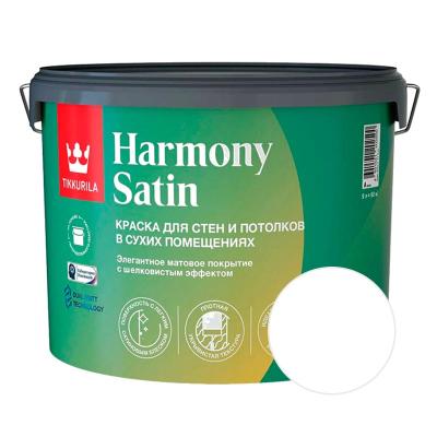 Краска TIKKURILA Harmony Satin Белый 9 л