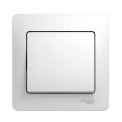 Выключатель SYSTEME ELECTRIC Glossa 1 клавиша белый GSL000112