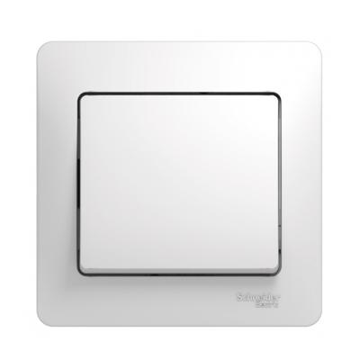 Выключатель SYSTEME ELECTRIC Glossa 1 клавиша белый GSL000112